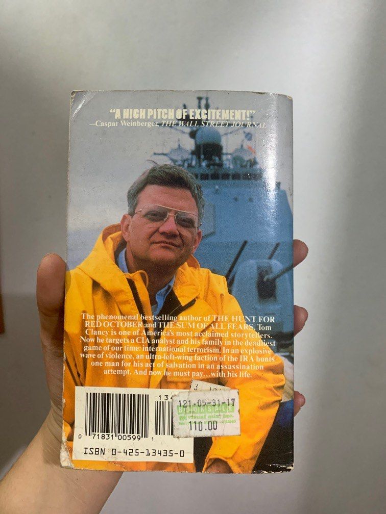 TOM CLANCY Patriot Games, Hobbies & Toys, Books & Magazines, Fiction