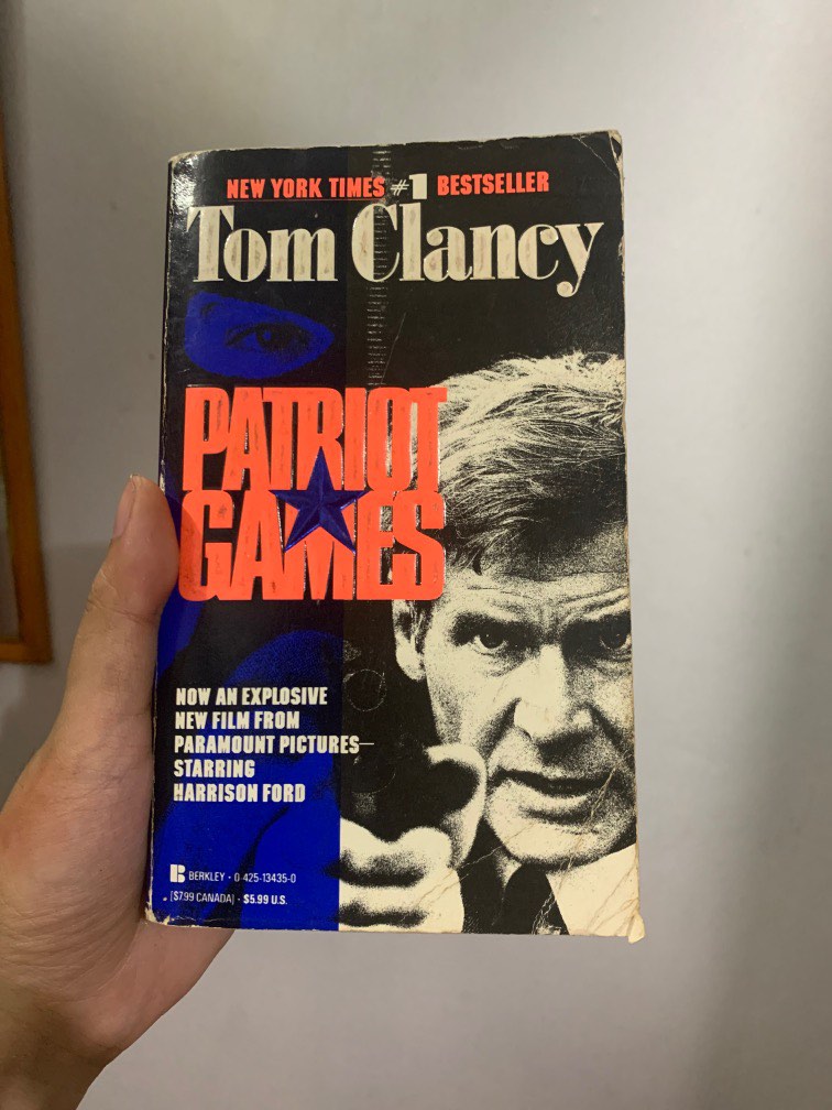 TOM CLANCY Patriot Games, Hobbies & Toys, Books & Magazines, Fiction