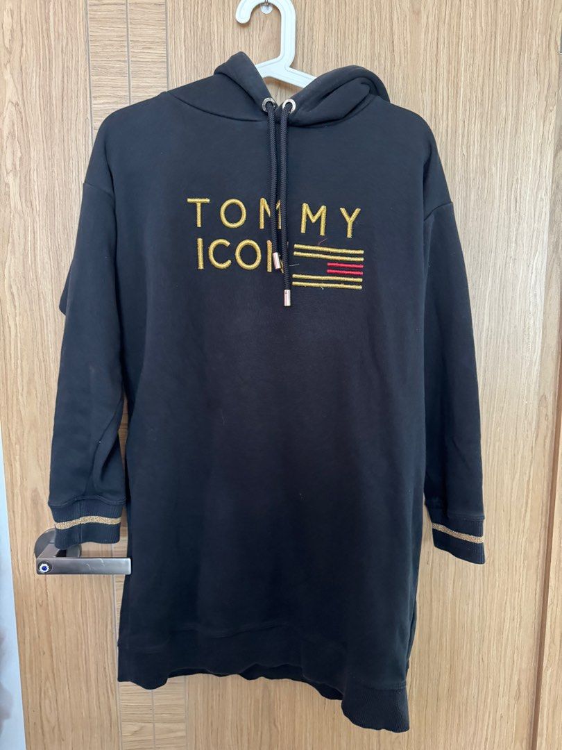 Tommy icons top fleece dress