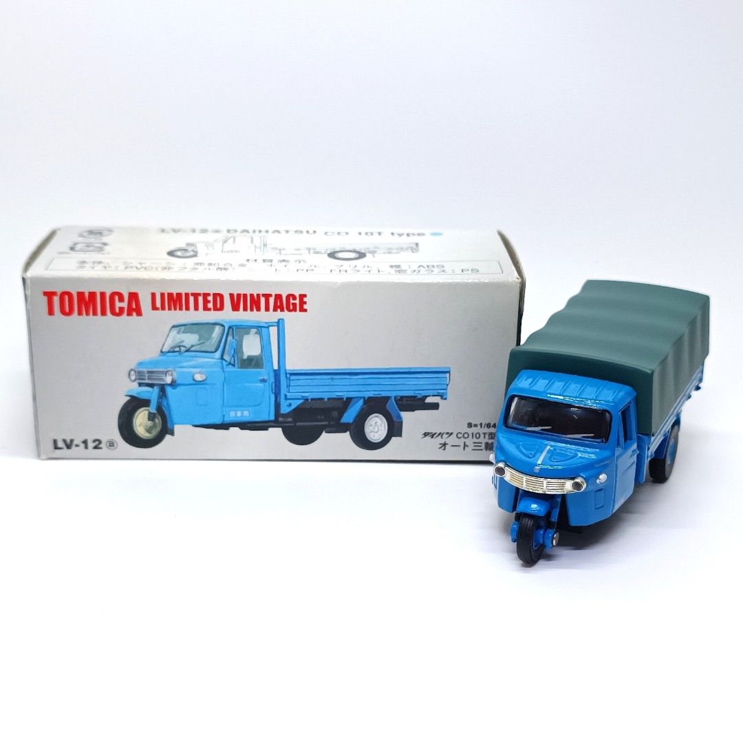 TOMICA LIMITED VINTAGE TOMYTEC 3台セット Tomytec LV-12a Daihatsu CO 10T Type Tricycle Tomica Limited