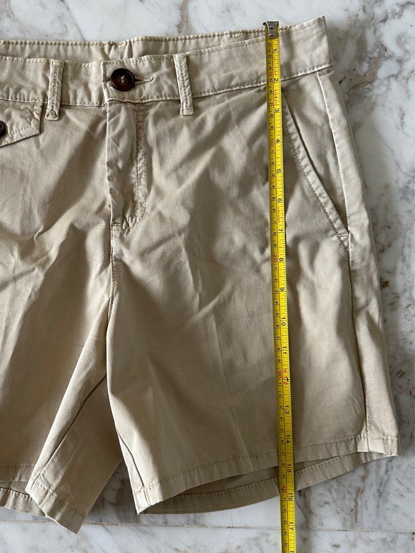 Topshop khaki hotsell shorts