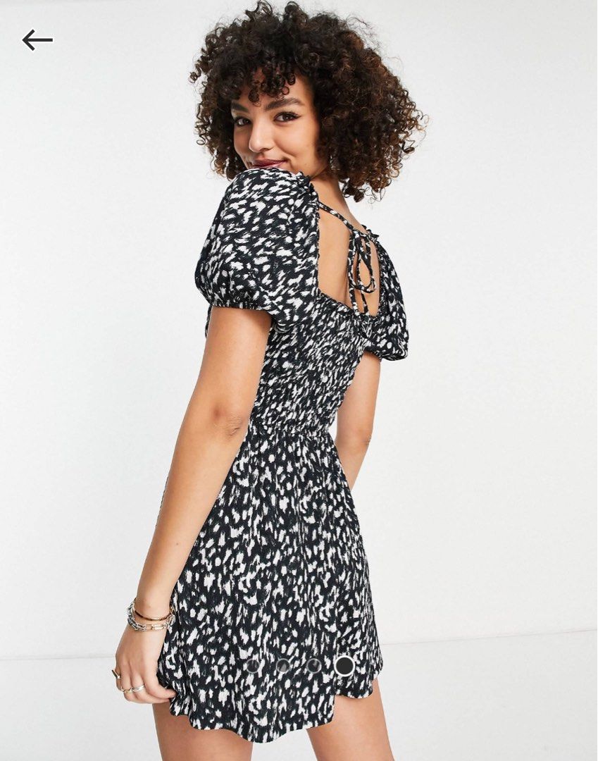 Giraffe print dress topshop store