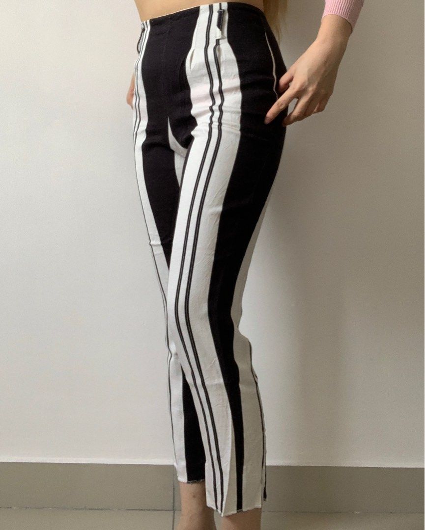 Topshop striped pants sale