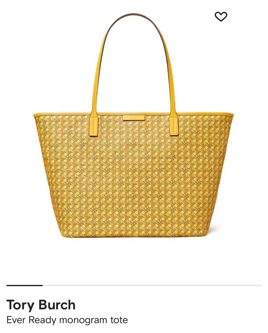 Tory burch yellow tote cheap