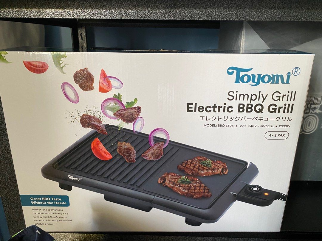 TOYOMI Electric BBQ Grill B6304, TV & Home Appliances, Kitchen