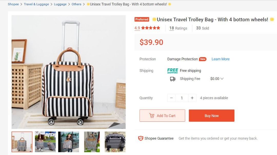 Buy on sale trolley bag