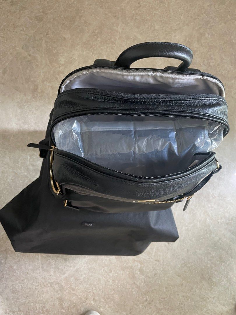 Tumi hagen deals leather backpack