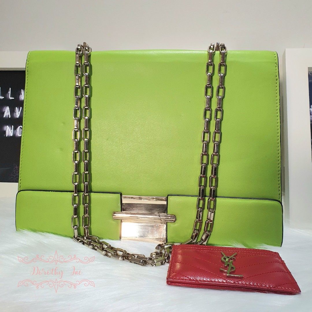 Valentino lime sales green bag