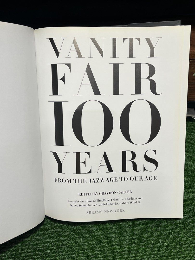 Vanity Fair 100 Years (Category: Storybooks) located in Manila. Submitted by kcstuffetc (Listing ID 1272003141, Image 2). Description: Harry N. Abrams; Illustrated edition (October 15, 2013) Hardcover 456 pages 3-4kg 14.25 x 11 x 1.75 inches Vanity Fair 100 Years showcases a century of personality and power, art and commerce, crisis and culture—both highbrow and low—in this collection of images that graced the pages of magazine, and some publishe