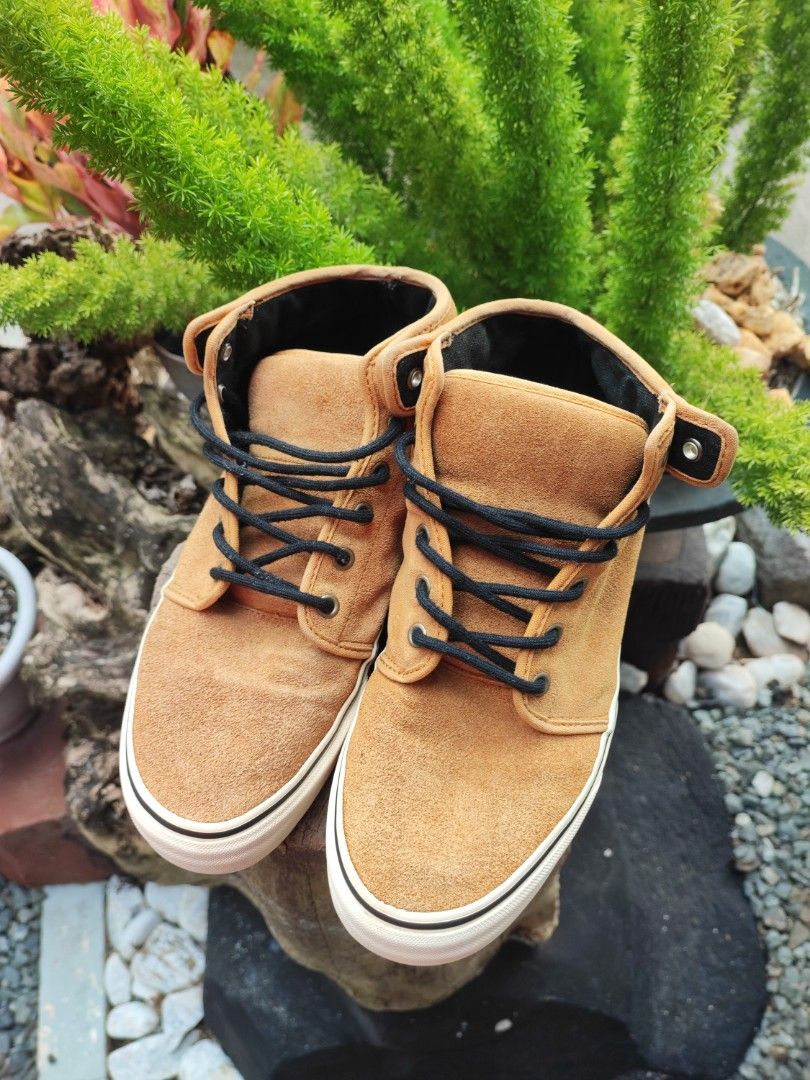 Vans 106 Mid Suede Bone Brown Men s Fashion Footwear Sneakers