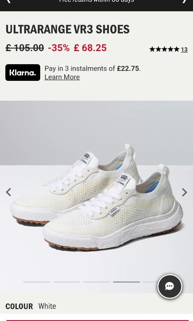 All white vans discount ultrarange