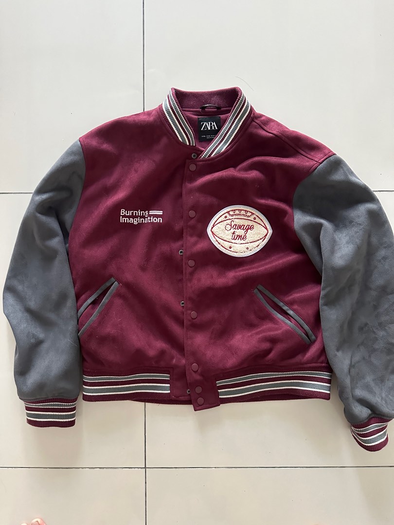 Varsity Jacket (Zara), Men's Fashion, Coats, Jackets and Outerwear on