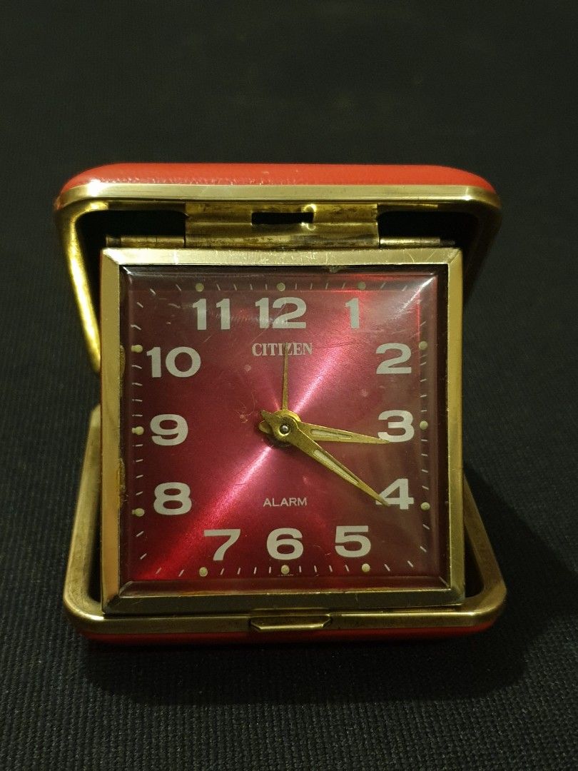 Vintage Citizen Travel Alarm Clock, Hobbies & Toys, Memorabilia