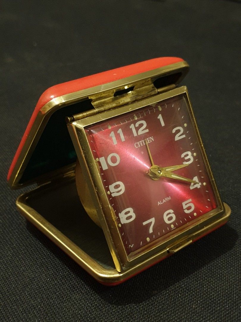 Vintage Citizen Travel Alarm Clock, Hobbies & Toys, Memorabilia