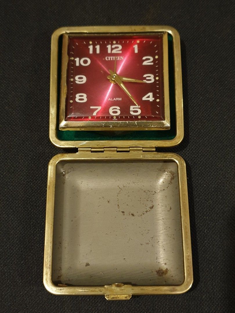 Vintage Citizen Travel Alarm Clock, Hobbies & Toys, Memorabilia