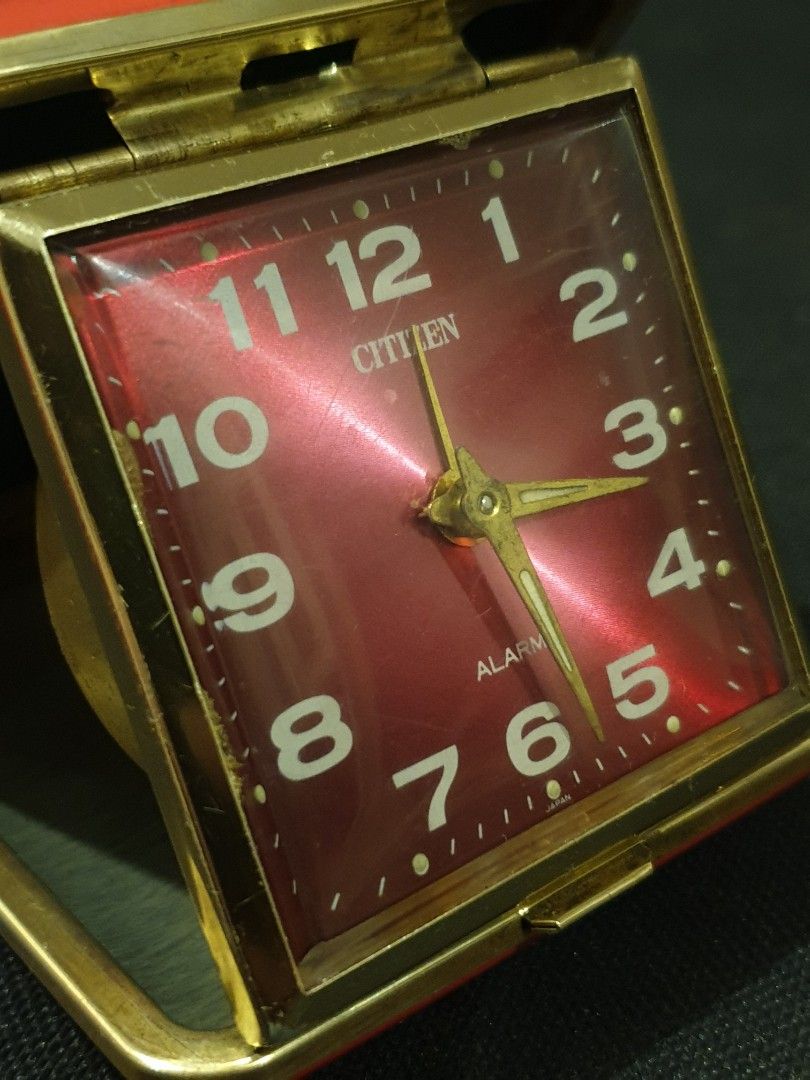 Vintage Citizen Travel Alarm Clock, Hobbies & Toys, Memorabilia