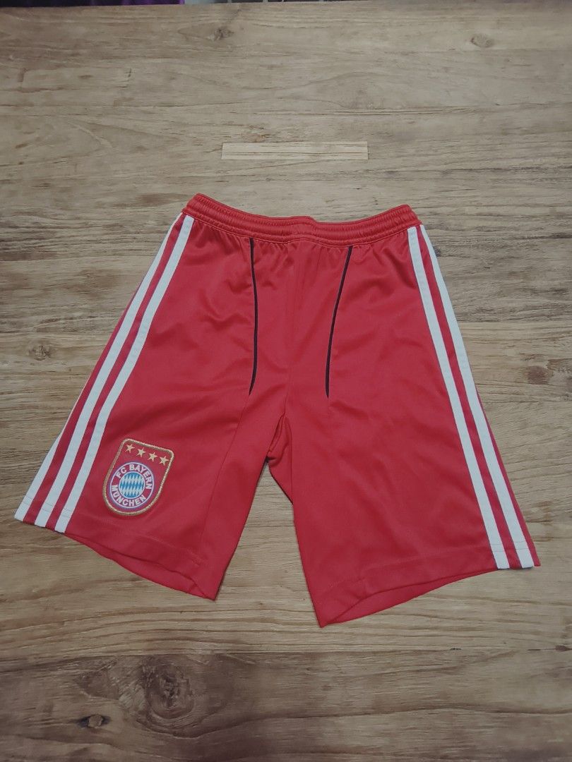 Red adidas football shorts store