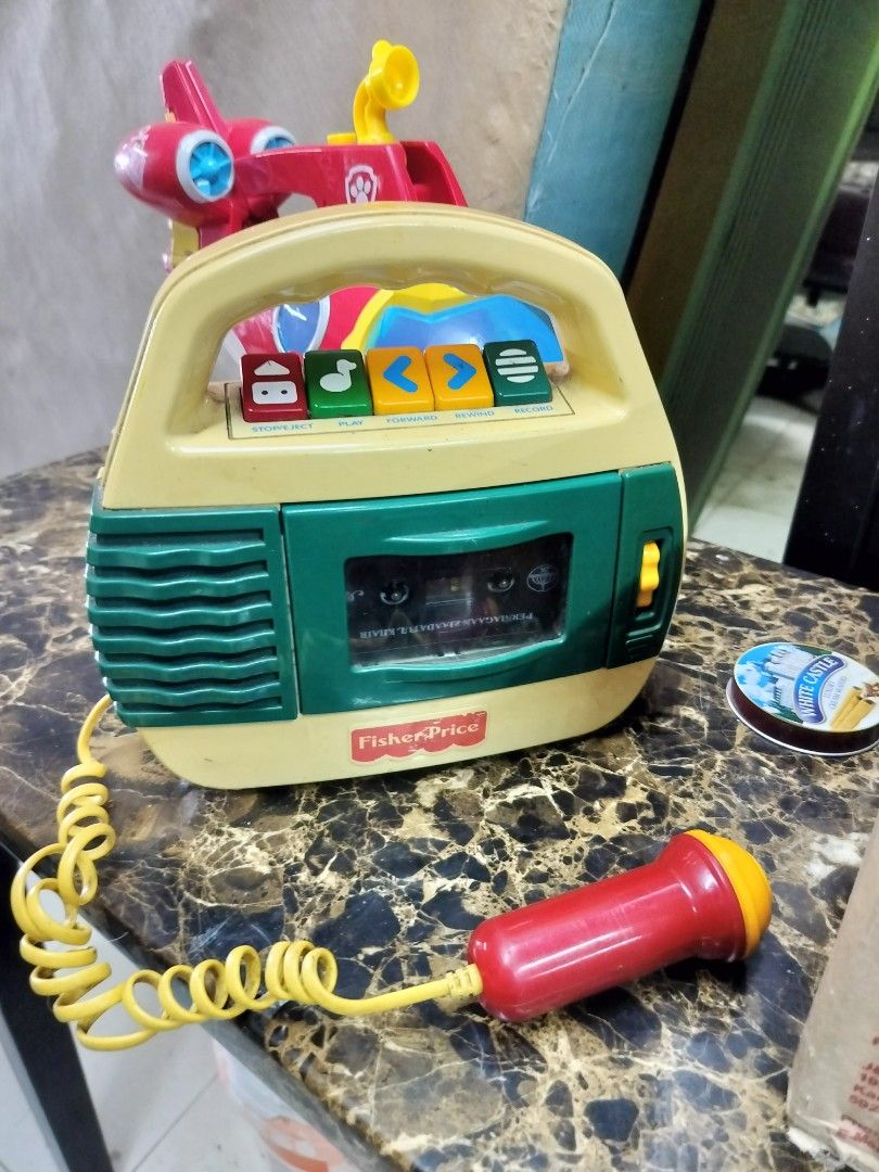 Radio cassette fisher price vintage clearance