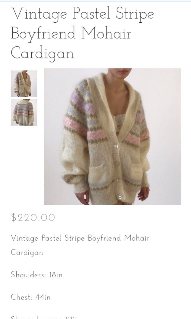 VINTAGE STYLE CARDIGAN search nyo ang presyo Women s Fashion Coats Jackets and Outerwear on Carousell