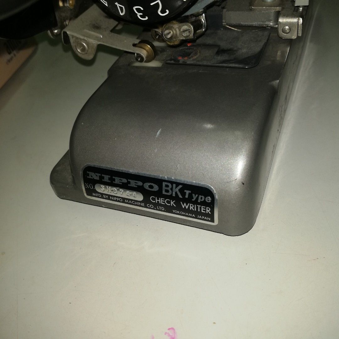 vtg nippo checkwriter b type (Category: Stationery & School Supplies) located in Paranaque City. Submitted by 4thestate.surplusan (Listing ID 1272189803, Image 2). Description: vtg nippo checkwriter b type..