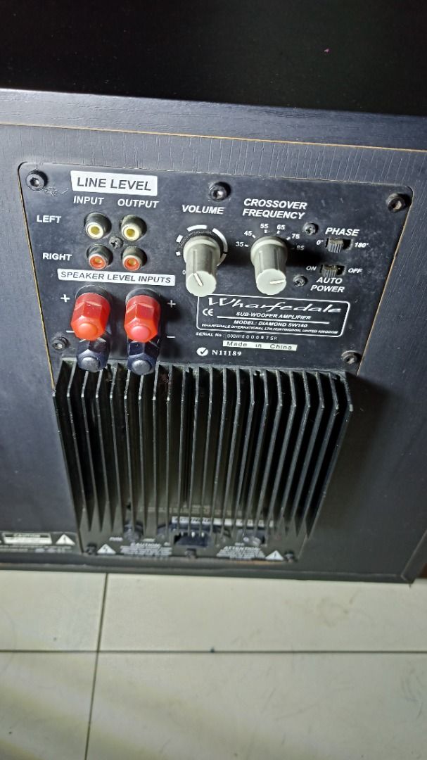 Wharfedale Diamond SW150 Subwoofer, Audio, Soundbars, Speakers ...