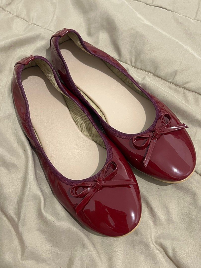Wine best sale red flats