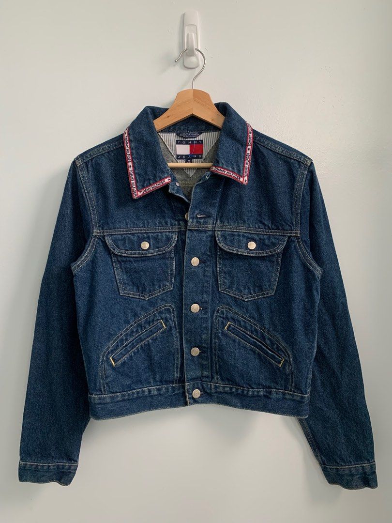 Tommy hilfiger denim sale jacket womens logo