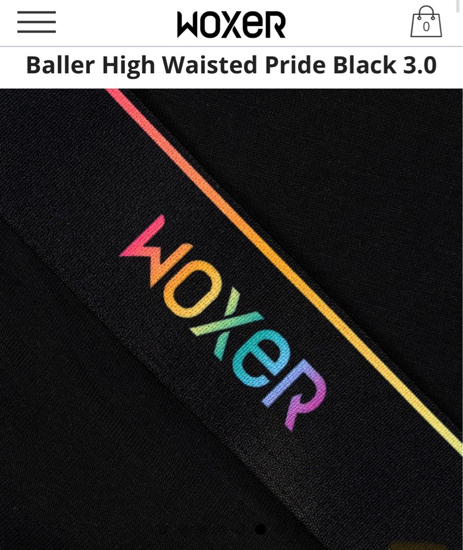 Woxer - Baller High Waisted Pride Black 3.0, Women's Fashion, New