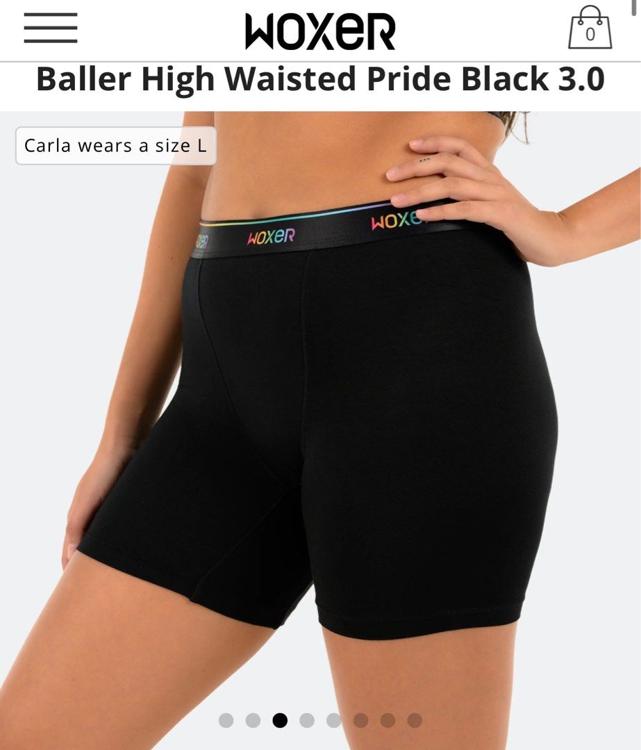 Woxer - Baller High Waisted Pride Black 3.0, Women's Fashion, New