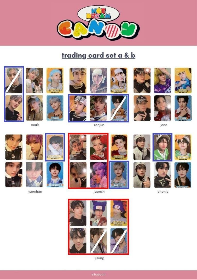 wts nct dream candy photobook tcs popup lds pobs cassette tape