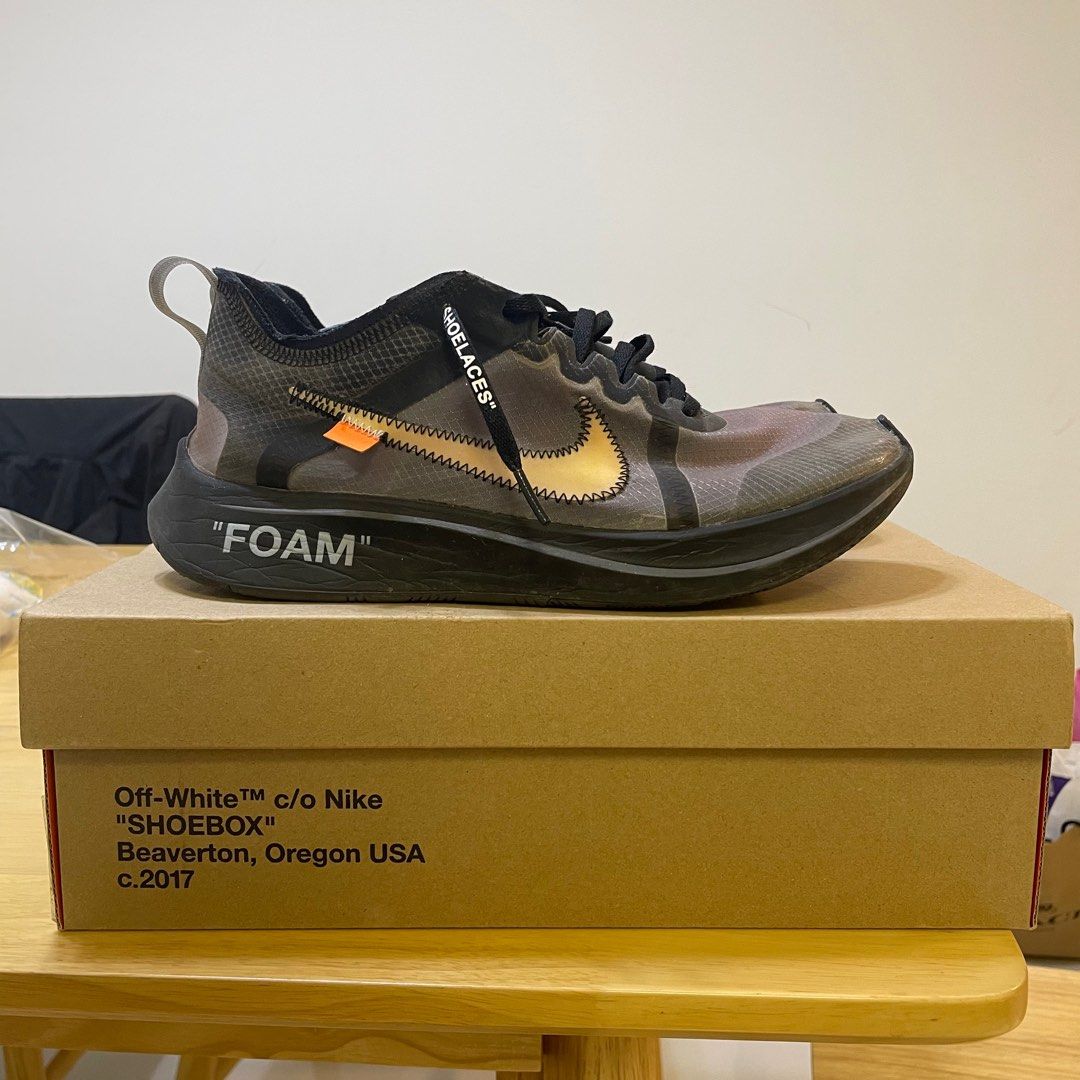 Zoom Fly Off White Men s Fashion Footwear Sneakers on Carousell