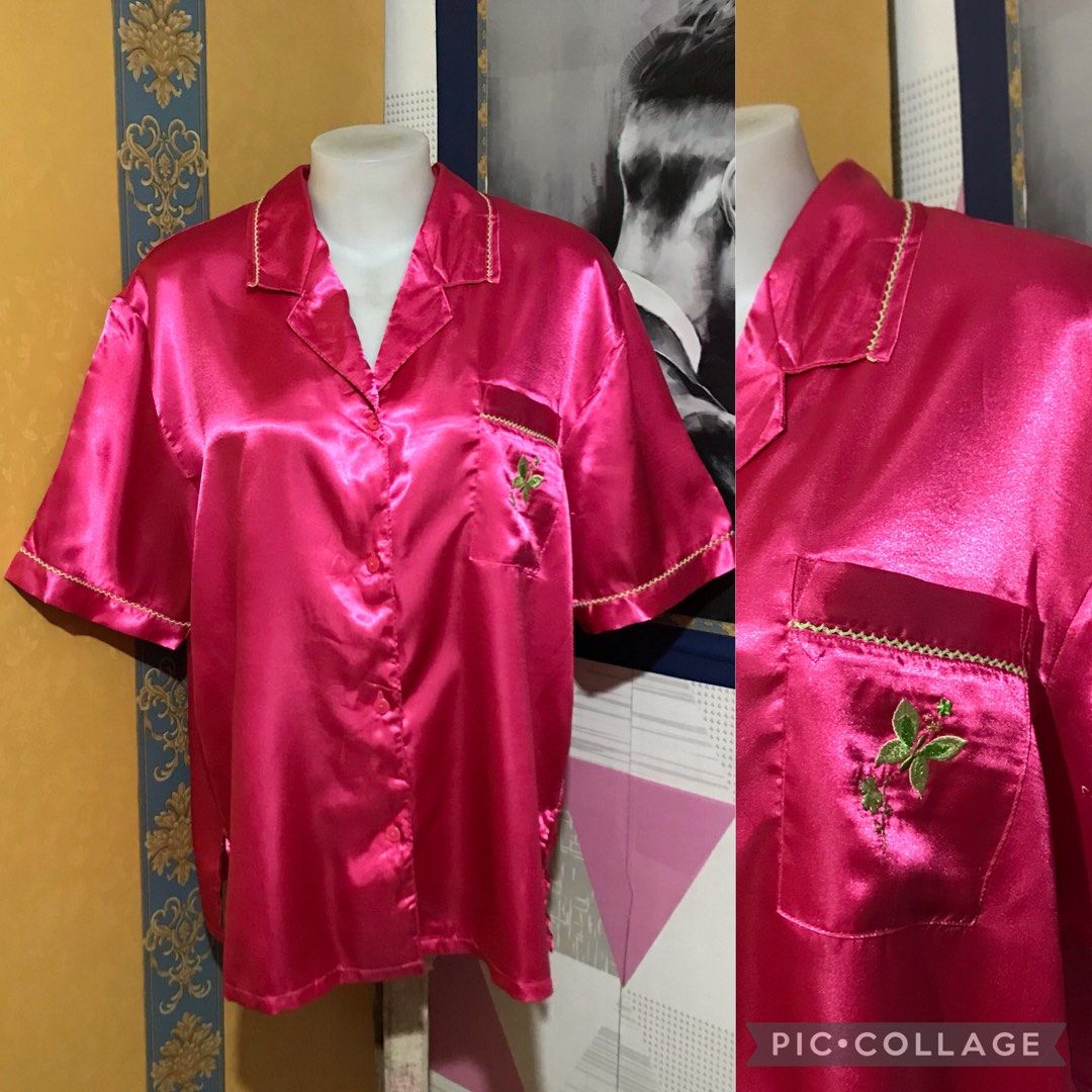 Pink pajama set - with repairable flaw, Women's Fashion, Undergarments &  Loungewear on Carousell