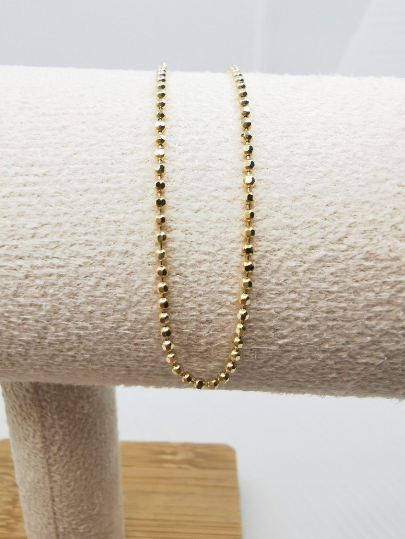 18K Gold Rose Gold White Gold Bead Bracelets Women s Fashion