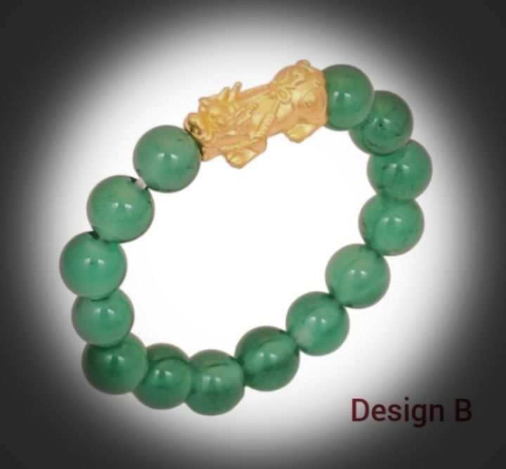 [1 piece][Design A only] 999.9 Pure Gold Mini Pixiu Huat Huat Beads ...