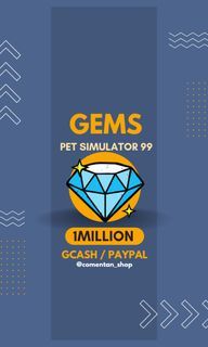 1MILLION GEMS / PET SIMULATOR 99 / PS99 / PETSIM99 /PET SIMULATOR