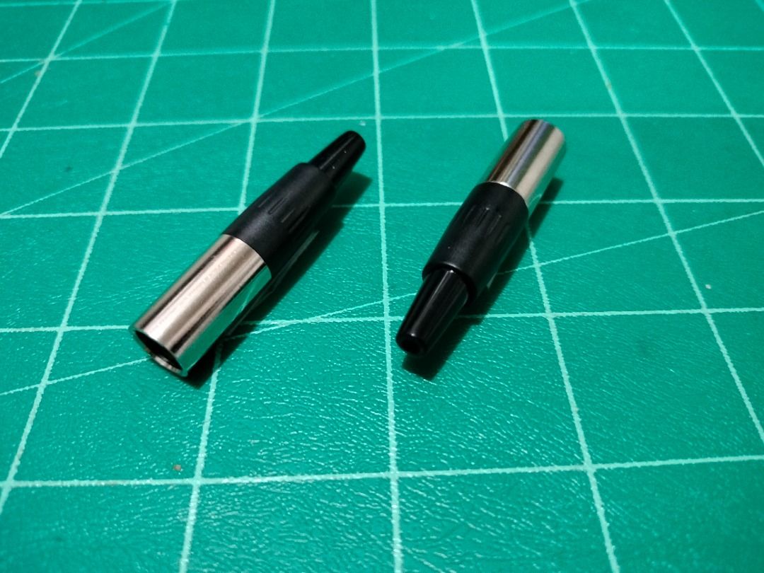 3 Pin Mini Male XLR (Category: Cables & Adaptors) located in Quezon City. Submitted by kyrex12 (Listing ID 1272408267, Image 1). Description: -350 each -300 wholesale (6pcs. and above) -metal -with 1 week warranty -accept for shipping via GRAB, SPEEDY/BORZO and LALAMOVE COD(buyer's expense) -accept GCASH, MAYA, GRABPAY and SHOPEEPAY payment -COMPATIBILITY IS BUYER'S RESPONSIBILITY.