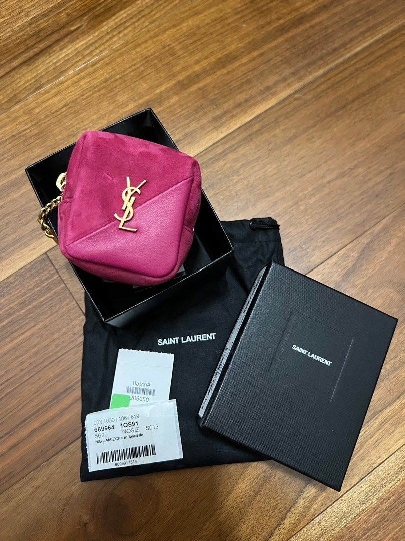 Ysl coin discount purse keychain