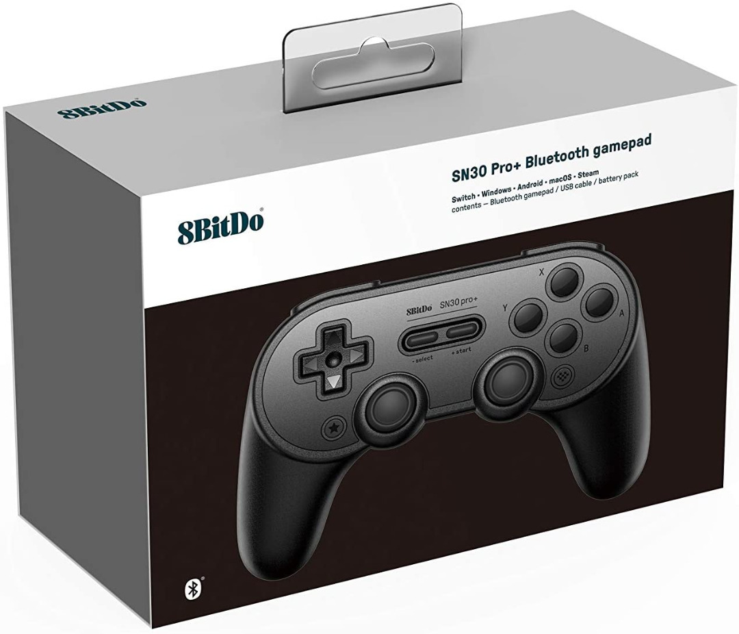 8Bitdo Sn30 Pro Black (PC/Switch), Video Gaming, Gaming Accessories ...