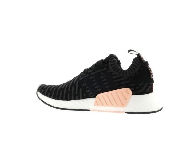 Addidas NMD R2 Black and Pink Women s Fashion Footwear Sneakers
