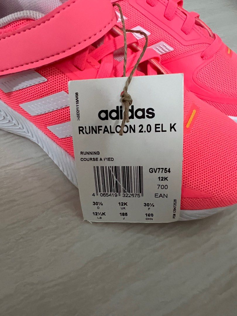 Girls pink adidas sneakers store