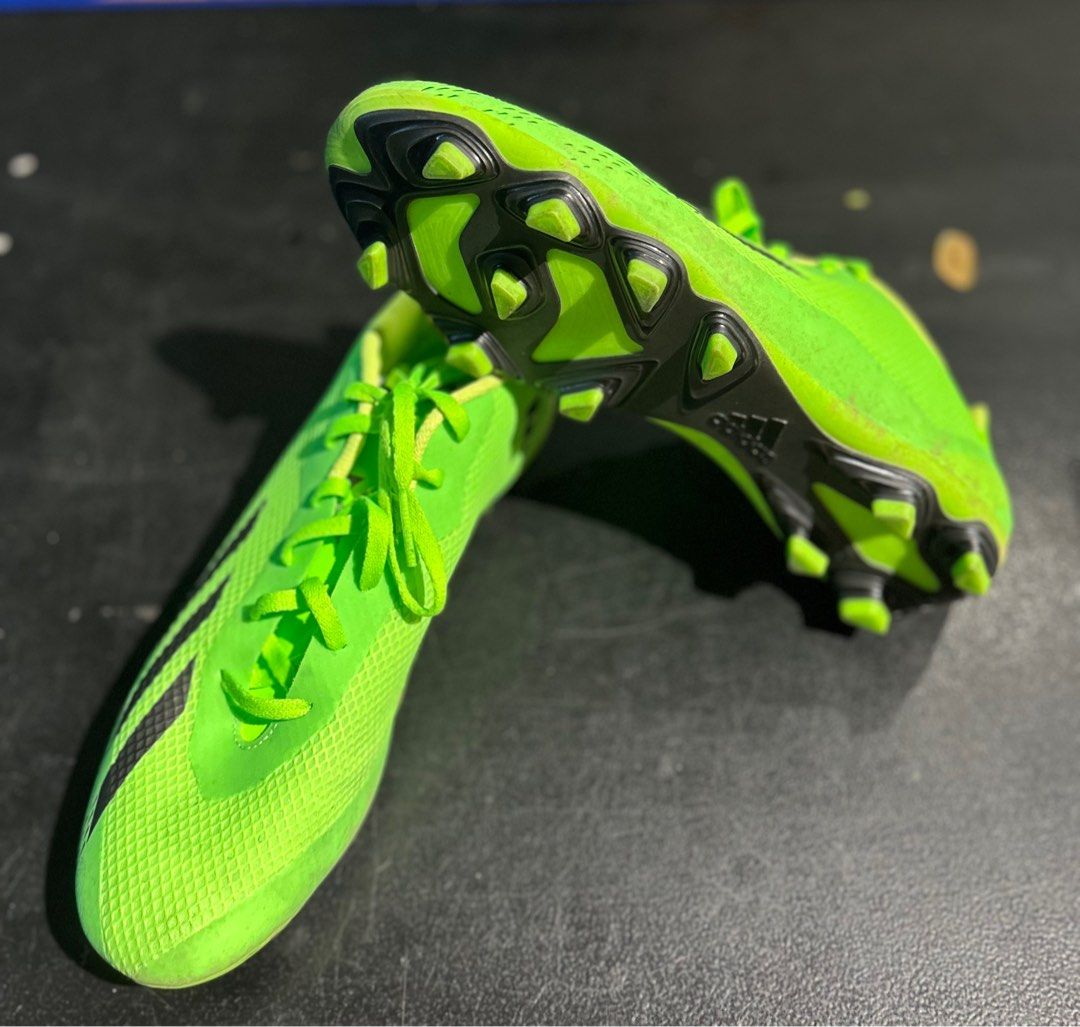 Adidas lime green football boots size 44 2 3