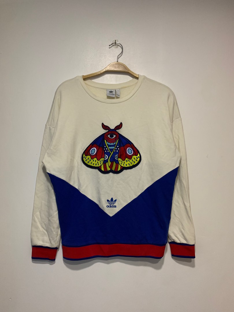 Adidas butterfly sweatshirt on sale