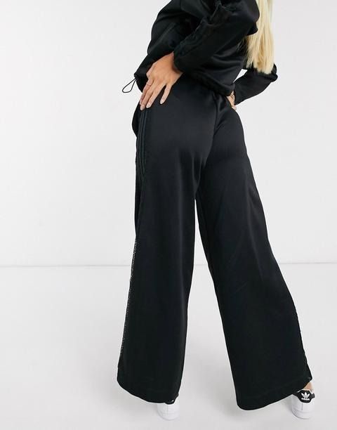 Wide-Leg Track Pants with Insert Pockets