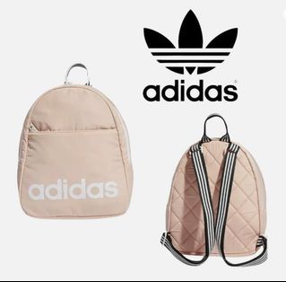 Adidas Originals Core Mini Backpack Light Pink Glow White Logo Travel Bag