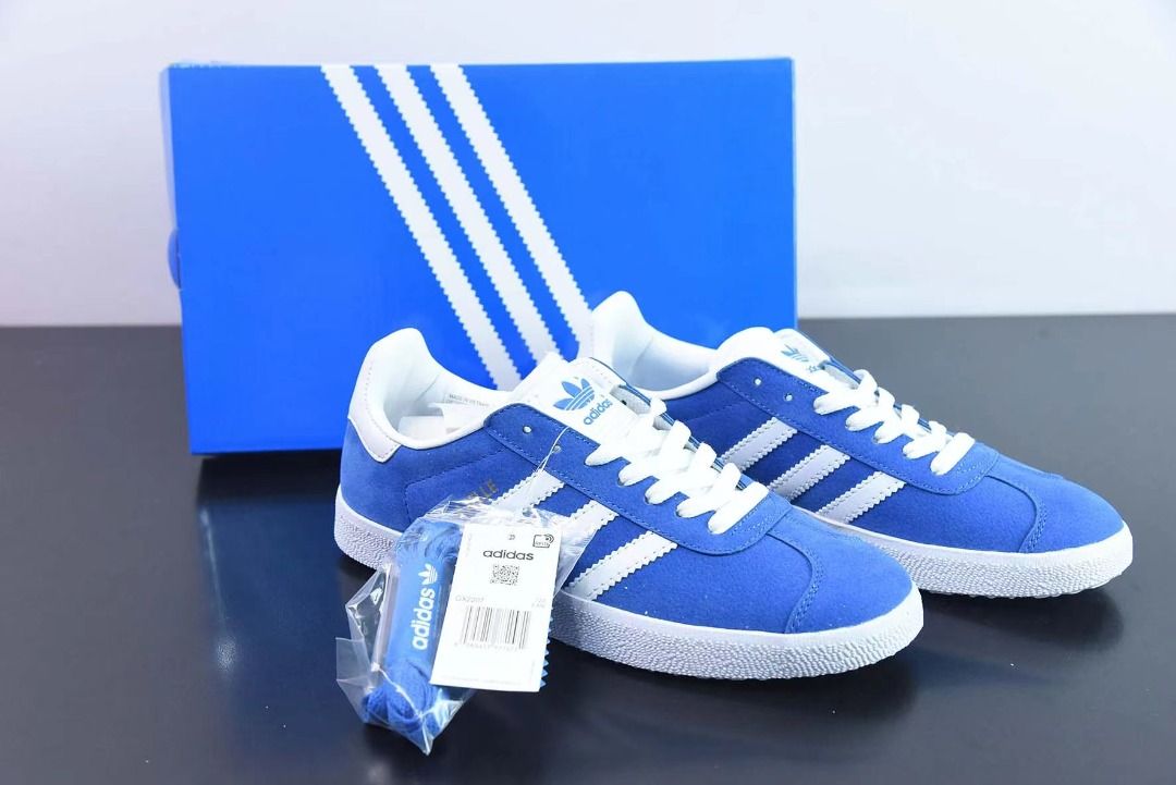 Gazelle blue and best sale white