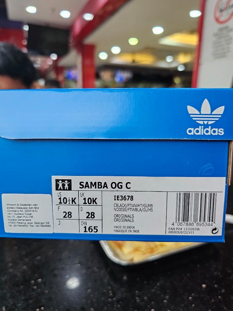 adidas samba kids uk10 K