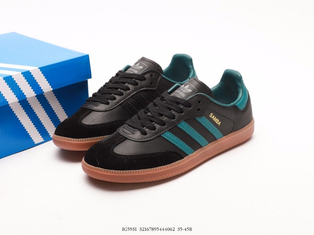 adidas samba og black white gum