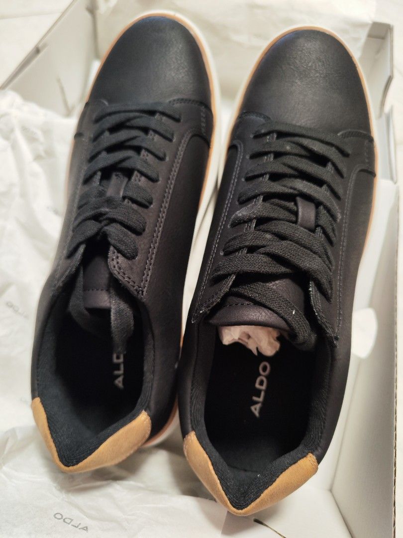 Aldo Black Sneakers Men s Fashion Footwear Sneakers on Carousell