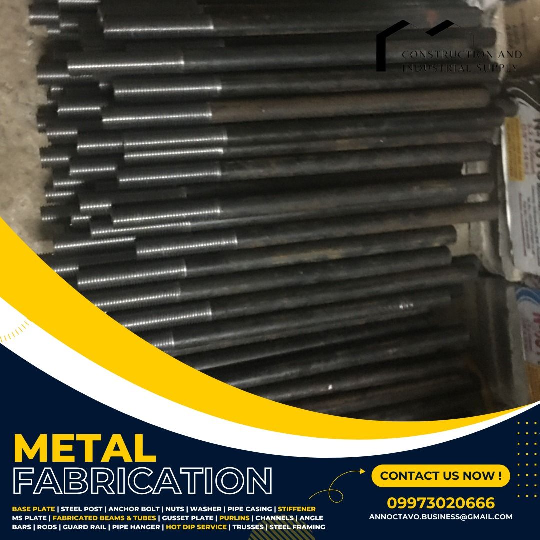 Anchor Bolt Fabrication Metal Fabrication Base Plate Bolts and