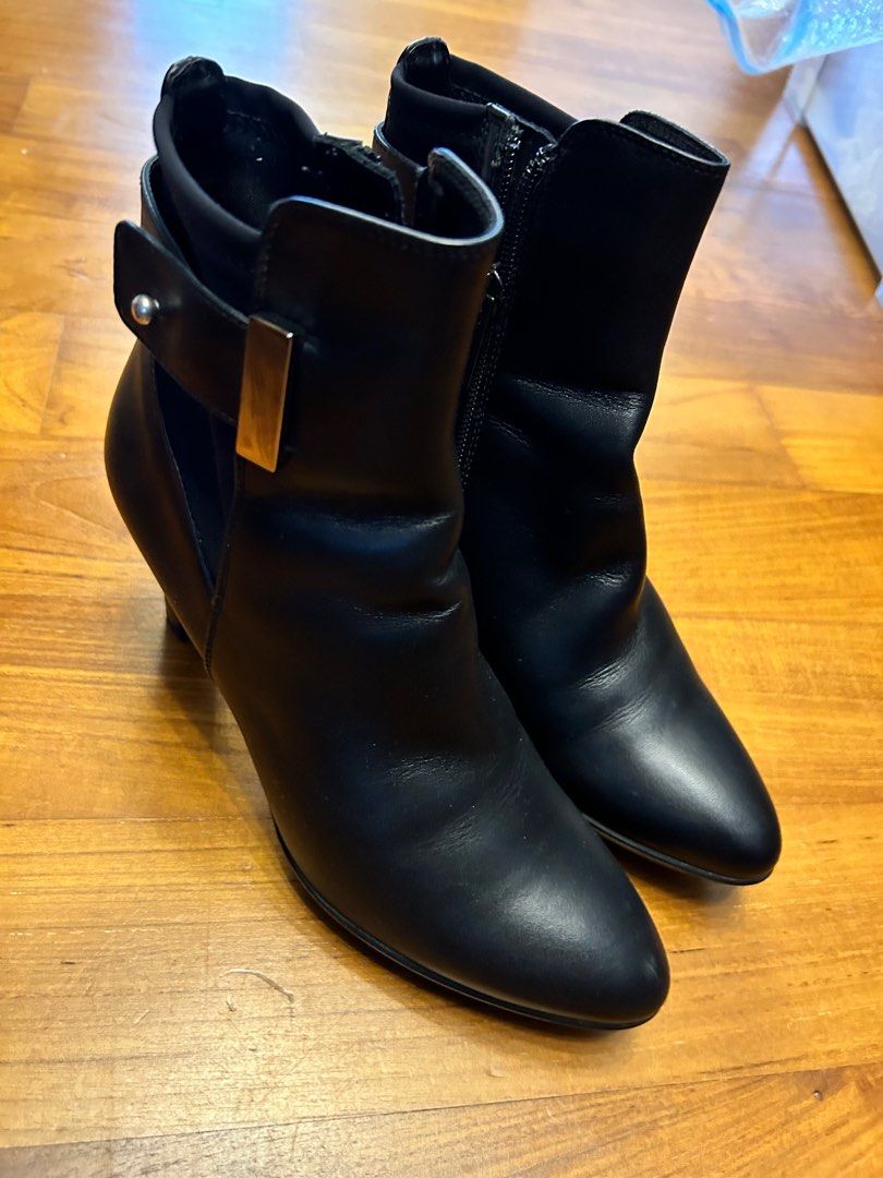 AquaTalia Italian leather heel boots UK4 4.5 Luxury Sneakers Footwear on Carousell
